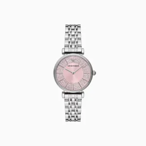 Emporio Armani Two-Hand Stainless Steel Watch Ar11686