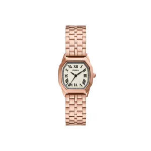 Fossil Harlow Three-Hand Rose Gold-Tone Stainless Steel Watch