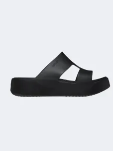 Crocs Getaway Platform H Strap Women Lifestyle Slide Black
