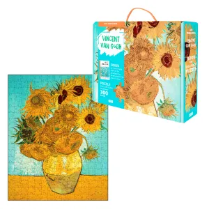 Sassi Vase Avec Douze Tournesols-12P