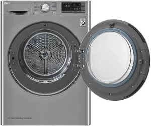 LG  Dryer, 9 Kg, Silver, Dual Inverter Heat Pump