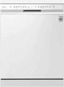 LG Quadwash™ Dishwasher, 14 Place Settings, Easyrack™ Plus, Inverter Direct Drive, Thinq, White Color