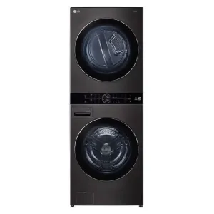 LG Washtower,Single Unit Front Load Centre Control21/16Kg,Black