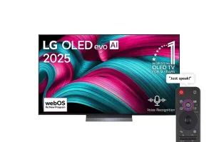 LG 65 Inch Oled Evo Ai C5 4K 144Hz Smart Tv Ai Magic Remote Webos25 2025