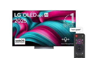 LG 77 Inch Oled Evo Ai C5 4K 144Hz Smart Tv Ai Magic Remote Webos25 2025