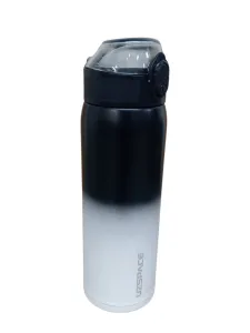 Uzspace Stainless Steel Thermos D28 Series 680Ml #4202 Black And White.