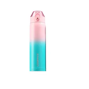 Uzspace Stainless Steel Thermos D28 Series 680Ml #4202 Pink And Green.