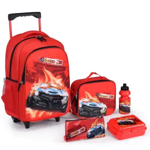 Assorted 8 Models 4In1 Backpack Bp+Lb+Pc+Bottle