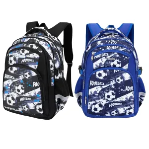 2 Colors Football School Backpack