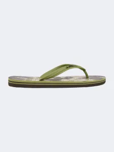 Oneill Profile Graphic Men Beach Slippers Green