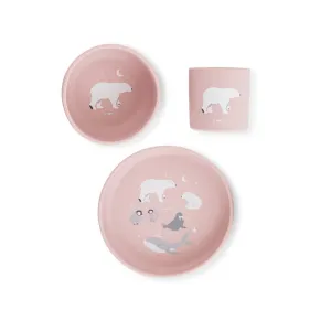 Saro baby Foodie feeding set- Pink