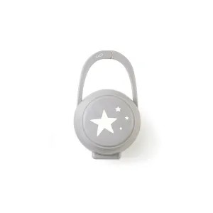 Saro Baby Star Pacifier Box- Grey