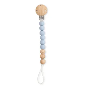 Saro Baby Woody Pacifier chain- Blue