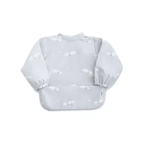 Saro Baby Polaris Waterproof Bib- Grey