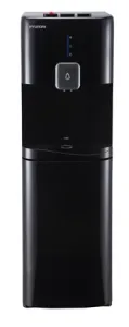Hyundai, Bottom Water dispenser 3 taps Black.