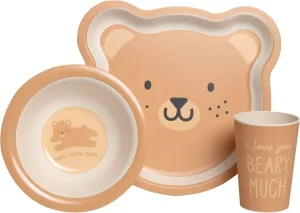 Pearhead Bamboo Feeding Set - Bear