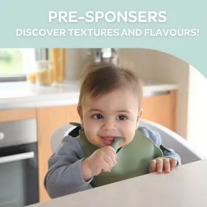 Beaba Set Of 2 Silicone Pre Spoons Ter