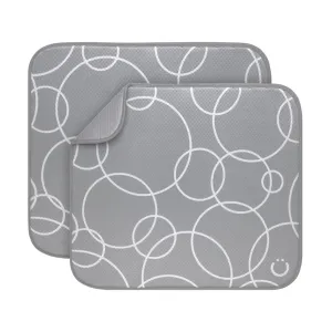 Ubbi Microfiber Drying Mat 2Pk Taupe
