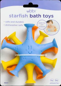 Ubbi Suction Bath Toys 3-Pack Starfish