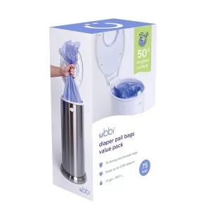 Ubbi 3 Pack Plastic Bag Case 25