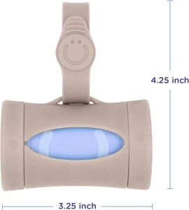 Ubbi On The Go Bag Dispenser Taupe