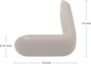 Ubbi Corner Protector Set 16Pcs Taupe