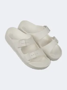 Oil And Gaz Chic Beach Kids Stripe Slide White