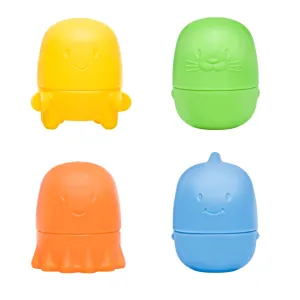 Ubbi Interchangeable Bath Toys Round Translucent
