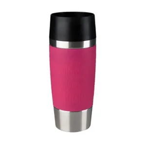 Travel Mug 0.36L Raspberry Silver                           