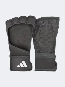 Adidas Accessories Open Back Unisex Fitness Gloves Black