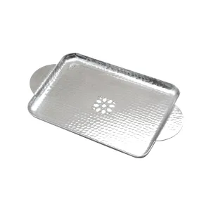 Moucharabieh Rectangle Tray With Handle - Large