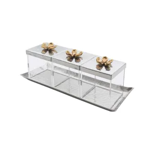 Square Orchid Boxes With Tray
