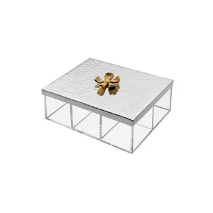 Orchid Tea Box - 6 Compartments