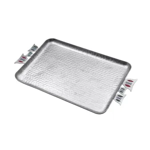 Coffee Cups Handle Aluminium Tray - Large