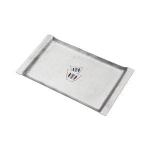 Two Coffee Cups Aluminium Tray - Large