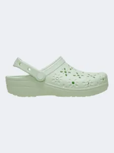 Crocs Classic Floral Cut Out Clog Unisex Lifestyle Jade Tint