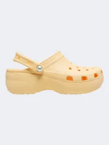 Crocs Classic Platform Pearl Clog Women Lifestyle Golden Hour