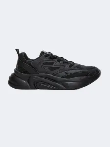 Erke Jogging Men Running Shoes Black