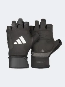 Adidas Accessories Strength Training Unisex Fitness Gloves Black