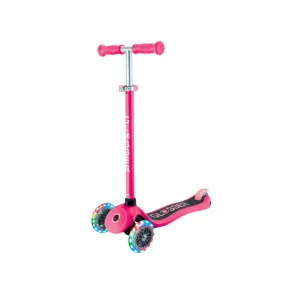 Globber Primo Lights 3 Wheel Light-Up Fushia Scooter