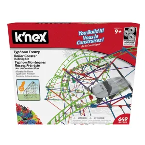 K'NEX Typhoon Frenzy Roller Coaster Building Set