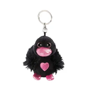 Nici Love Classic Love Swan Black Keyring