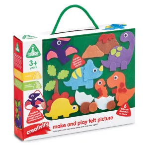 Dinosaur Make and Play Felt Picture Craft Set