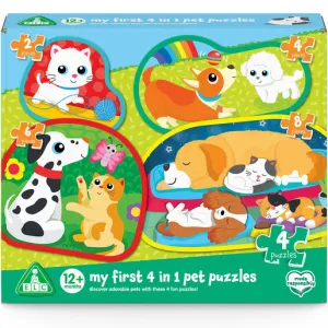My First 4 in 1 Pet Puzzles