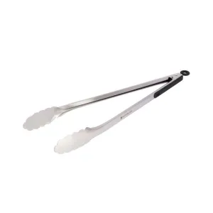 Kitchencraft Masterclass Deluxe Stainless Steel 40Cm Food Tongs