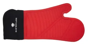 Kitchencraft Masterclass Seamless Silicone Oven Glove With Cotton Sleeve