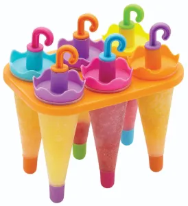 Kitchencraft Set Of 6 Umbrella Lolly Makers With Stand