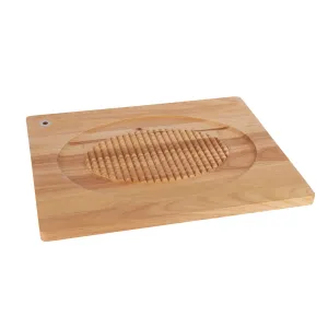 Kitchencraft Masterclass Wooden Spiked Carving Board