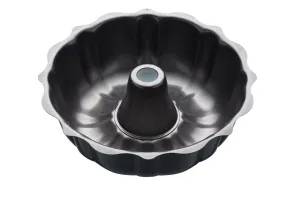 Kitchencraft Masterclass Non-Stick Fluted Ring Cake Pan, 27Cm