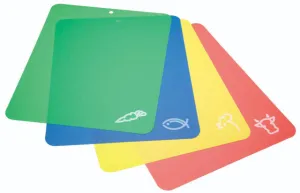 Kitchencraft Flexible Colour Coded Cutting Mats